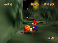 une photo d'Ã©cran de Super Mario 64 sur Nintendo 64